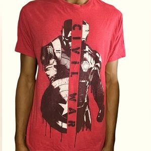 Marvel civil war t-shirt size large